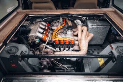 10万3500ユーロ（邦貨換算約1670万円）で落札されたルノー「5 ターボ2」（C）Courtesy of RM Sotheby's