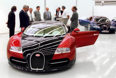 2005年にフェルディナント・カール・ピエヒ博士のビジョンが現実となり、ブガッティ ヴェイロン16.4が発表された