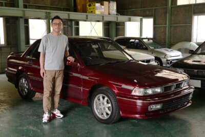 小林孝宏さんは取材時46歳。6代目ギャランが活躍していた当時はまだ小学生だった