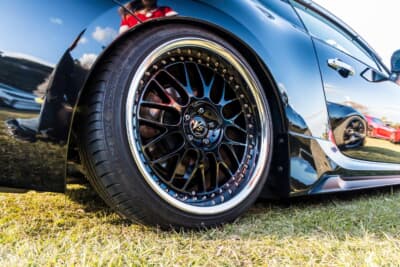 トヨタ866：ホイールはWORK VS XX（9.5J×18 インセット+39）を装着する