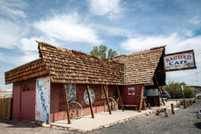 映画の舞台となった建物がそのまま残る、バグダッド・カフェ