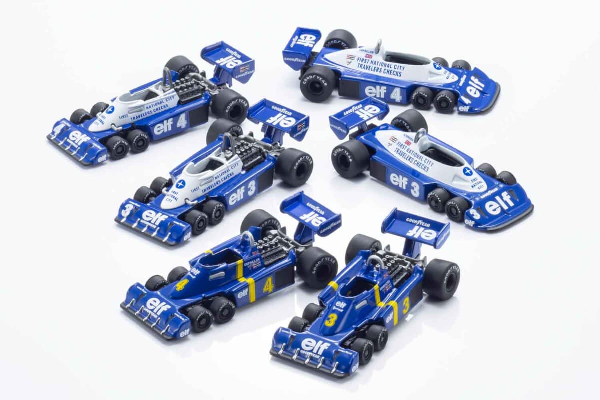 見事な 唯一無二!! なつかしの6輪F1タイレル「P34」が1/64スケールに ホビーラジコン
