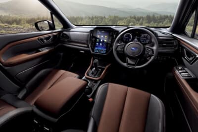 スバル フォレスター:普段使いからアクティビティまで家族や仲間と愉しめる居心地が良いインテリア