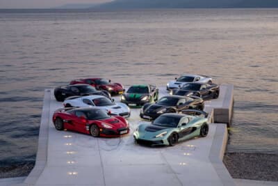 オーナーたちは、ネヴェーラ トレイルブレイザーズ ツアーでリマック ネヴェーラの名前の由来でもある海岸沖に発生する強力な嵐の地を走りながら、性能と快適性の両立を体感した