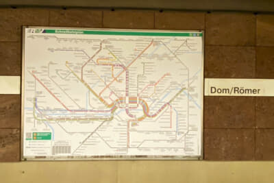 フランクフルトの路線図