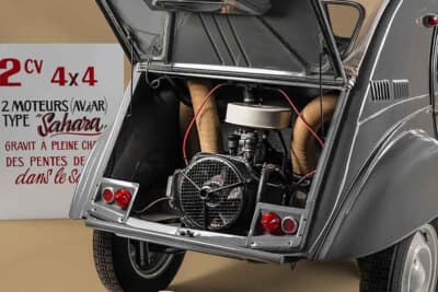 シトロエン 2CVサハラのリアエンジン