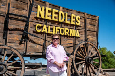 ニードルス市長のJanet Jerniganさんが出迎えてくれた