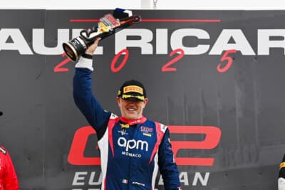 LPレーシングチームのフィリップ・プレッテ選手がAmクラスで表彰台の頂点に立った