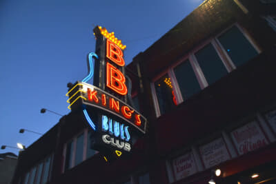 BBキング・ブルース・クラブ。今もBBはメンフィスの英雄だ