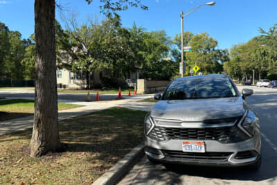 “キムさん”ことキア スポーテージと一緒にフランク・ロイド・ライト博物館に到着