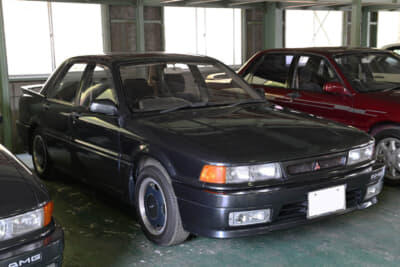 最初に所有した「ギャランAMG」の後期。今回コレクションの増車で「AMG」の2台持ちとなった