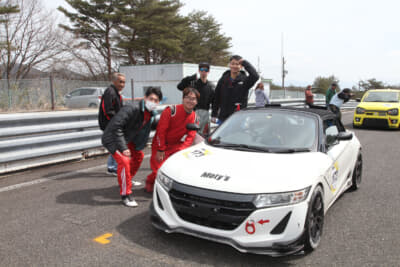 2023年シーズンは3つのカテゴリーに参戦した173号車 阿部優翔。トレードマークだったカラーリングは、お色直しをして次戦でお披露目か？