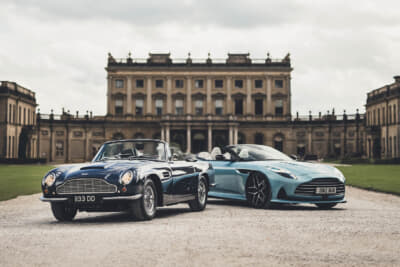アストンマーティン DB5(左)とアストンマーティン DB12 ヴォランテ