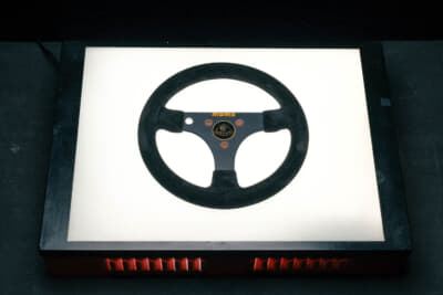 ロータス 97Tのステアリングはモモを装着する
