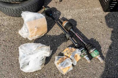 ダイハツ エッセ：トラブルが出たパーツはすべてスペアを積んでいく。こういった姿勢は誰もが見習うべき