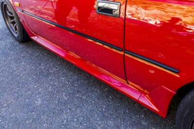 日産 4代目 S12型 シルビア ハッチバック：サイドステップはS12型シルビアの北米仕様のみ採用された純正品