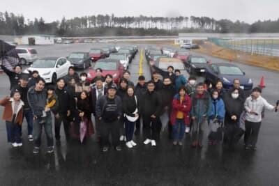 会場限定だがJEVRAシリーズ開催時には、EV限定の先導走行付きのサーキット走行会も行われる