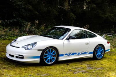 16万1000ユーロ（邦貨換算約2580万円）で落札されたポルシェ「911GT3 RS」（C）Courtesy of RM Sotheby's