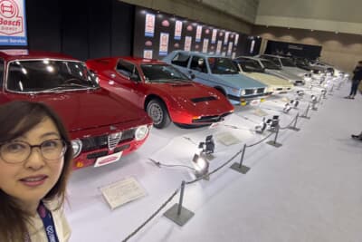 往年の名車がズラリ
