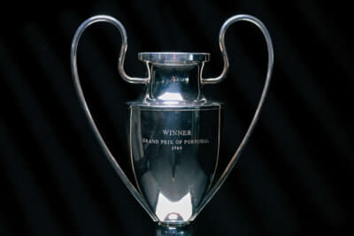 1985年ポルトガルGPのトロフィー