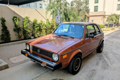 同じくホテルに泊まっていたフォルクスワーゲン ラビット（ゴルフ1の北米仕様）