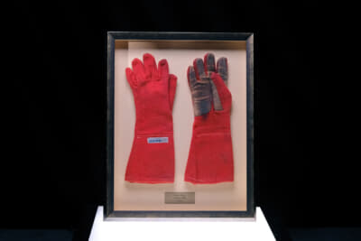 アイルトン・セナが使用したグローブ