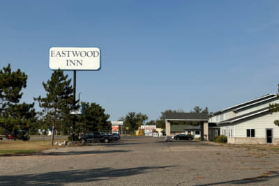 ミネアポリスへの途中で宿泊したモーテル