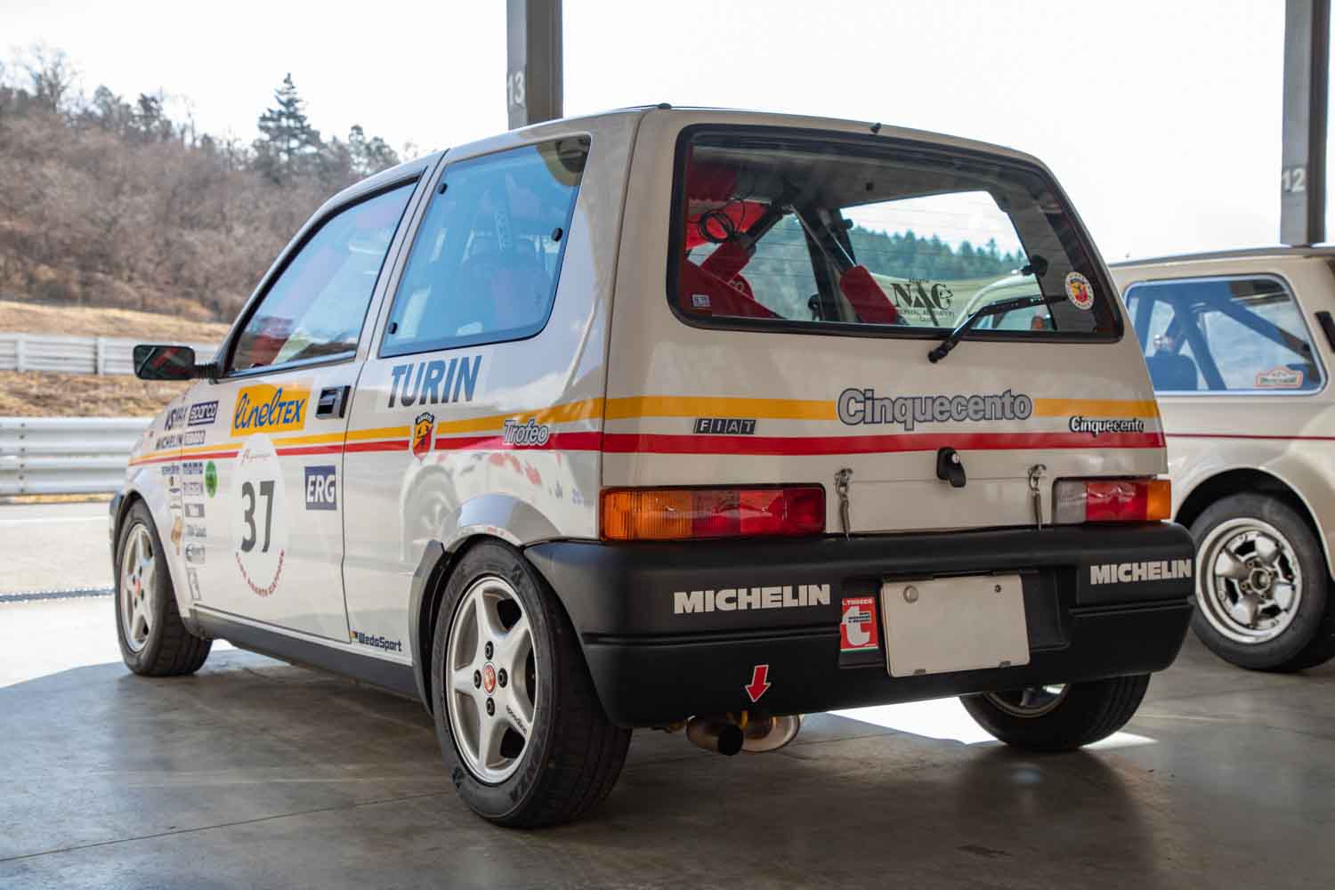 原画　GOGOGO！チンクェチェント　Cinquecento 出目金チンクな旧フィアット500・アメリカーナ☆博物館クラスの