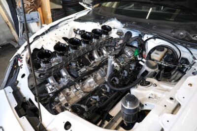 じつは最高出力800psを発生する6ローター搭載。この日のイベントがマツダ MX-5ミアータのシェイクダウンでもあった
