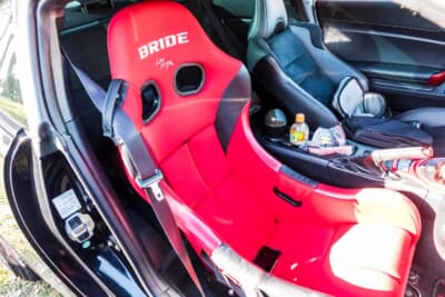 TOYOTA 86：シートはBRIDEのフルバケットシートZETA IVを装着。ドリフトを楽しむための必須アイテムだ
