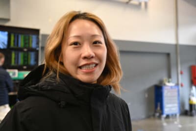 笑顔が素敵な小山美姫選手