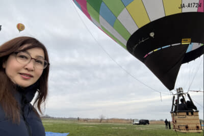 レインボーバルーンに乗りました