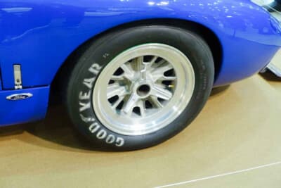 フォード GT40：ハリブランドのホイールを履かせて展示されていた