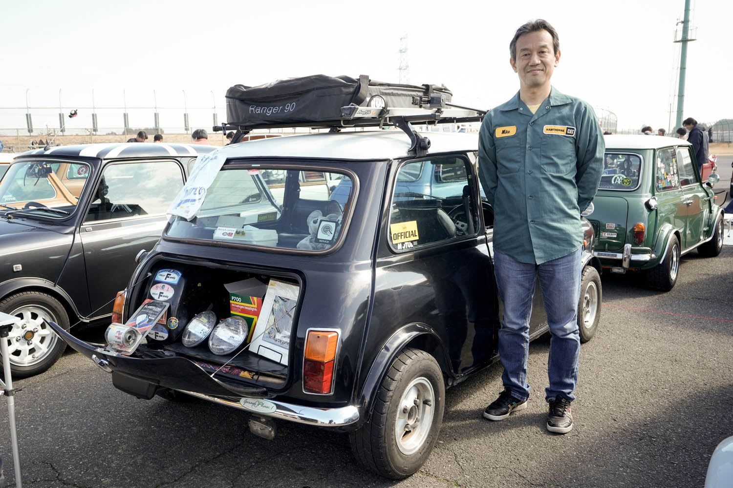 新車購入のローバー「ミニ 1.3」で33年17万キロ！ ミニのイベントで