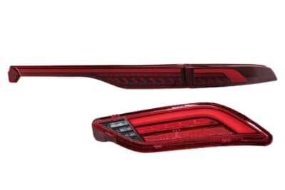 JEWEL LED TAIL LAMP ULTRA：レッドレンズ/グロスブラック
