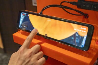 MiVue ER58：まるでスマートフォンのように滑らかに画面が切り替わる