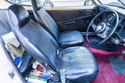 スズキ 4代目 フロンテ：純正のフロントシート