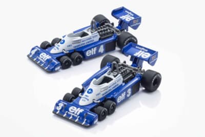 タイレル P34/2：ゼッケン3（ロニー・ピーターソン）とゼッケン4（パトリック・デパイユ）をモデル化