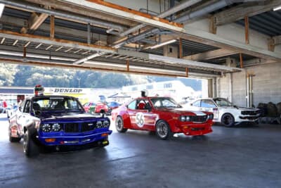 マツダ サバンナRX-3のレースカーもロータリーサウンドを轟かせた