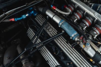 12万750ユーロ（邦貨換算約1935万円）で落札されたアウディ「5000 CS クワトロ スピードレコード プロトタイプ」（C）Bonhams