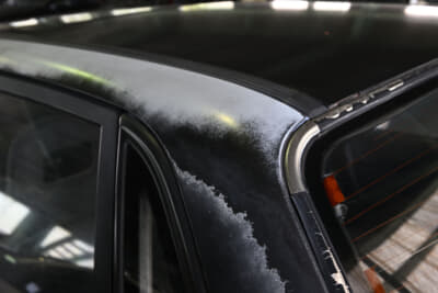 保管状態によって外板の劣化は大きく異なってきている