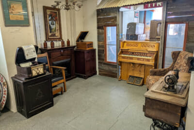 往年の生活を学べる展示となっていた