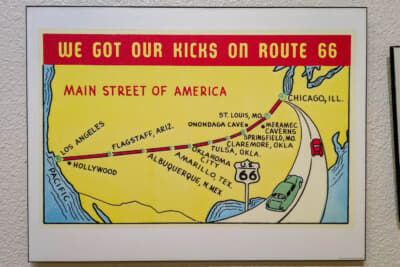 かつてのルート66のポスター