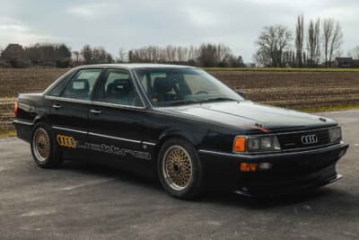 12万750ユーロ（邦貨換算約1935万円）で落札されたアウディ「5000 CS クワトロ スピードレコード プロトタイプ」（C）Bonhams