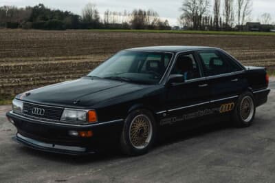 12万750ユーロ（邦貨換算約1935万円）で落札されたアウディ「5000 CS クワトロ スピードレコード プロトタイプ」（C）Bonhams