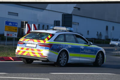 ニュルブルクリンクのある州のパトカーはアウディが多いです