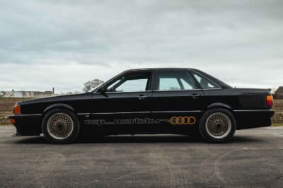 12万750ユーロ（邦貨換算約1935万円）で落札されたアウディ「5000 CS クワトロ スピードレコード プロトタイプ」（C）Bonhams