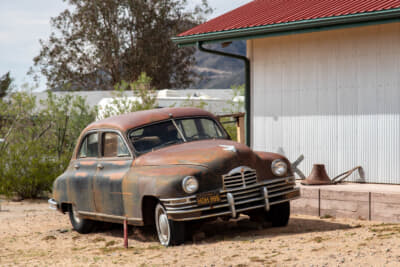 サビサビのパッカードも不思議とカッコいい