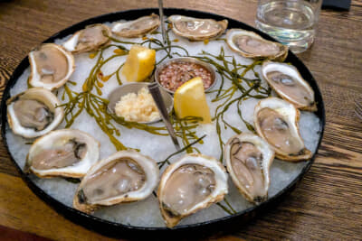 新鮮な牡蠣は日本のものとはまた違った美味しさ