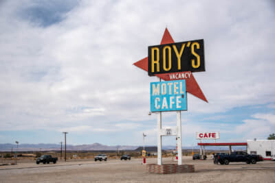 ロイズ・モーテル＆カフェは、ルート66を象徴するランドマークだ